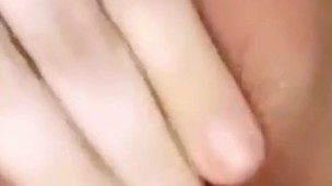 Hot Amateur Teen Rubs Tight Little Pussy