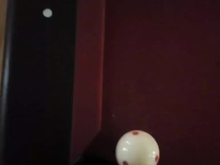Playing pool with my dick. Shot #2