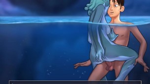 Summertime Saga - Cookie Jar - All Sex Scenes Only - Aqua #1 Part 43