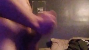 Masturbating