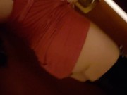 Shiny Thigh High Boots Filled With Piss At The Hotel 12/16