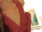 Shiny Thigh High Boots Filled With Piss At The Hotel 6/16