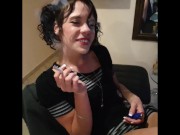 Skinny girl smoking and showing her pussy compilation 8/16