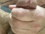 Hard cock and Pre cum play 3/16