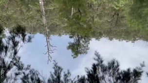 Public Nude Quick Footjob and Underwater Sex