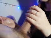 Sensual teasing Blowjob: Cum in mouth, Keeps sucking 14/16