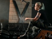 Smoking in boots 4K - Military - Tattoo 14/16