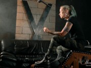 Smoking in boots 4K - Military - Tattoo