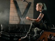 Smoking in boots 4K - Military - Tattoo 16/16