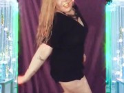 Dancing in my little black dress with accessory changes 10/16