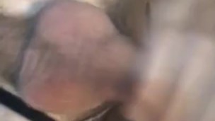 Femboy in GString Jerks off