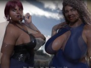 CURVY COUGARS STREET V1 - TWO FAT ASS BABES AND ONE FAT DICK (2) 12/16