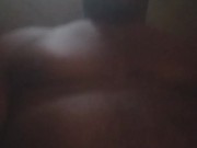 Amateur male showing erection 