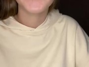 Spit play. Finger sucking and gagging. Drool 2/16