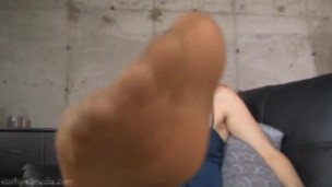 Foot Fucked By Your Wife - Star Nine Pantyhose Domination Foot Worship TRAILER