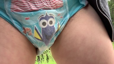 Bella ABDL public outdoors