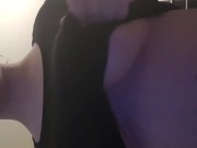 Shy chubby teen titty tease