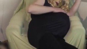 pregman with huge belly. i need rest and smoke