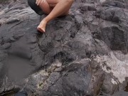 Risky Nude River Sex With Spectators - Pissing Finish 2/16