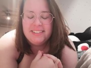 Clothed BBW Cumming 16/16