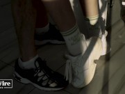 Hot teen babe blowjob in sneakers - Mia Fire 5/16