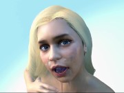 Cum on Emilia Clarke Face 9/16