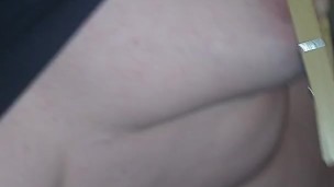 Big Erect Nipples Clamped Tight And Red With Clothes Pins, Pre Op Trans Man 