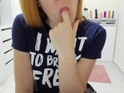 a very naughty squirt speaking in portuguese 3/16