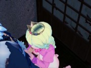 Sephiroth fucking Princess Peach, cum inside her pussy - Super Smash Bros. Hentai 4/16