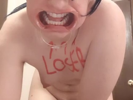 No dignity left.  I beg you to fuck me.
