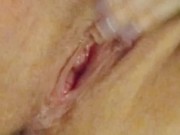 Teen rubbing and fingering pussy and clit til intense squirting orgasms! Amazing POV!