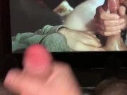 Jerking off to a video of the wife sucking cum 11/16