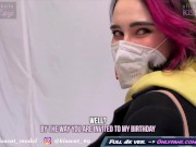 Real Risky Sex in Man's Toilet - Public Agent PickUp Student in Walmart to Quick Fuck / Kiss Cat 16/16