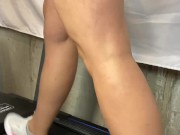 BIG TITS MILF IN THE GYM WORKOUT 4/16