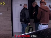 3-Way Porn - Big Racked Blonde Squirting Babes in Hot Threesome 2/16