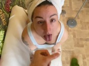 Crazy Girl With Perfect Butt Fucks Tattooed Guy 16/16