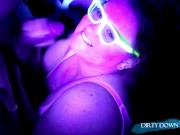 Blowing a hot fucking load on her face and glasses 7/16