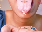 Ebony Giantess Feasts on Tinies TEASER