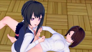 FUTA You're Under Arrest Miyuki Kobayakawa X Natsumi Tsujimoto 3D HENTAI