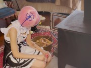 Ahegao Rem Babe, knock out in the end 1/16