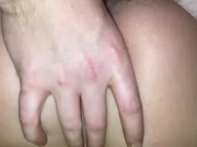 Horny milf gets a finger in her ass while fucked from behind 8/16