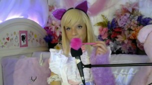 ASMR Mouth Sounds xxHayleeMariexx, Neko Maid kisses! Relax, , ASMR