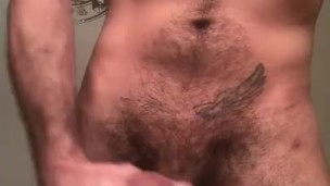 Goon out with harness and cum