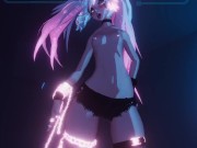 CYBERPUNK NETRUNNER SLUT HACKS YOU THEN USES YOUR BODY 12/16