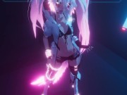 CYBERPUNK NETRUNNER SLUT HACKS YOU THEN USES YOUR BODY 6/16