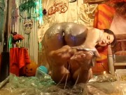Slime/Cum dripping from my Feet JOI Foot Worship, slime covered goddess cum all over me JOI
