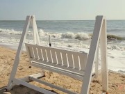 Sex vlog, thailand beach & sea view, in floating market with beautiful girl big boobs sex on car 6/16