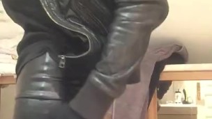 Cigarette and Handjob in Bathroom
