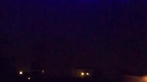Went outside in freezing rain to turn off the lights got naked instead 