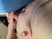 Girl Passionately And Juicy Blowjob To Roommate | View From The Girl's Face 5/16